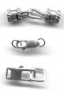 3 Silver Clasps