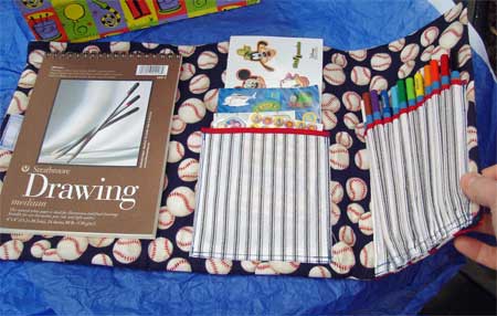 Baseball artist book