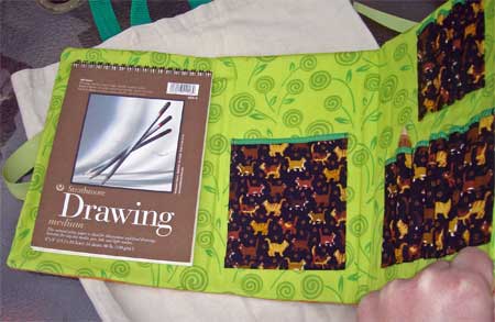 Cat artist book