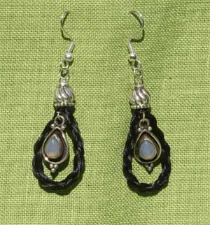 Daisy Horse Hair Earrings