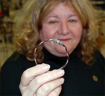 DurhamCr1209001Fx Trish, a beader and equestrian, whipped up this bracelet in no time.