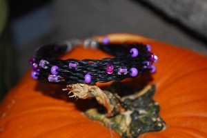 Purple Madness with Black Horse Hair